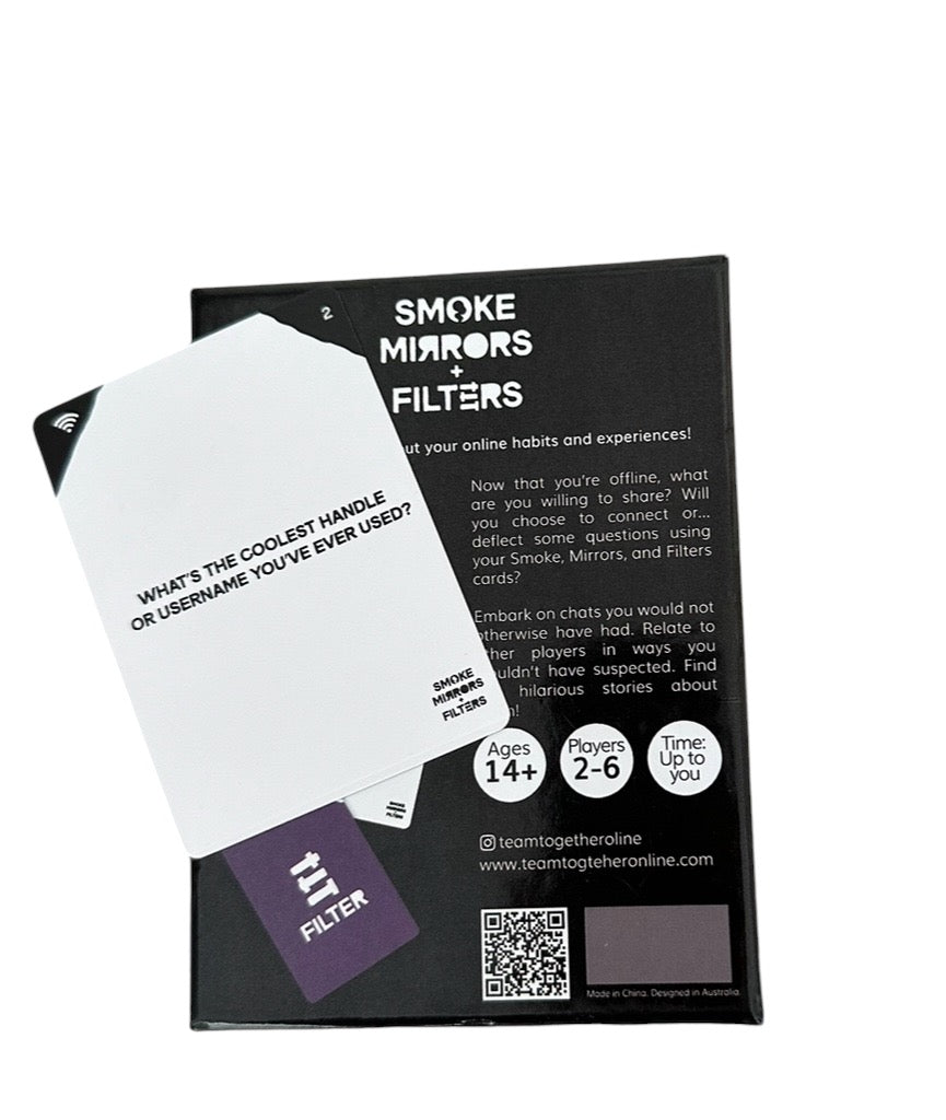 CARD GAME Smoke Mirrors + Filters
