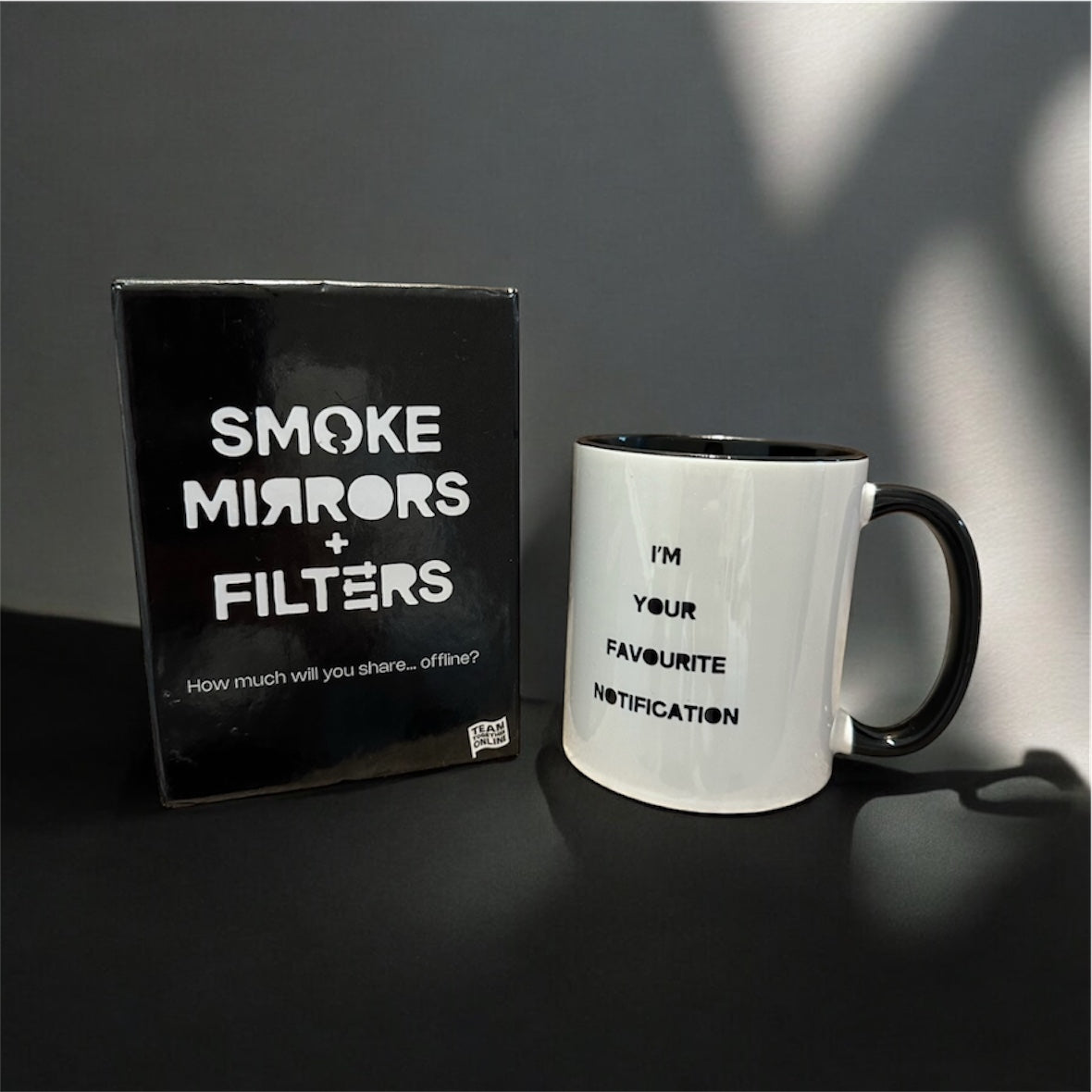 BUNDLE Smoke Mirrors + Filters & Mug I'm Your Favourite Notification