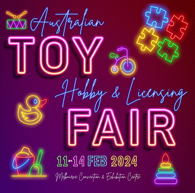 Meet us at the Australian Toy Association Fair, Melbourne, 11-14 February 2024