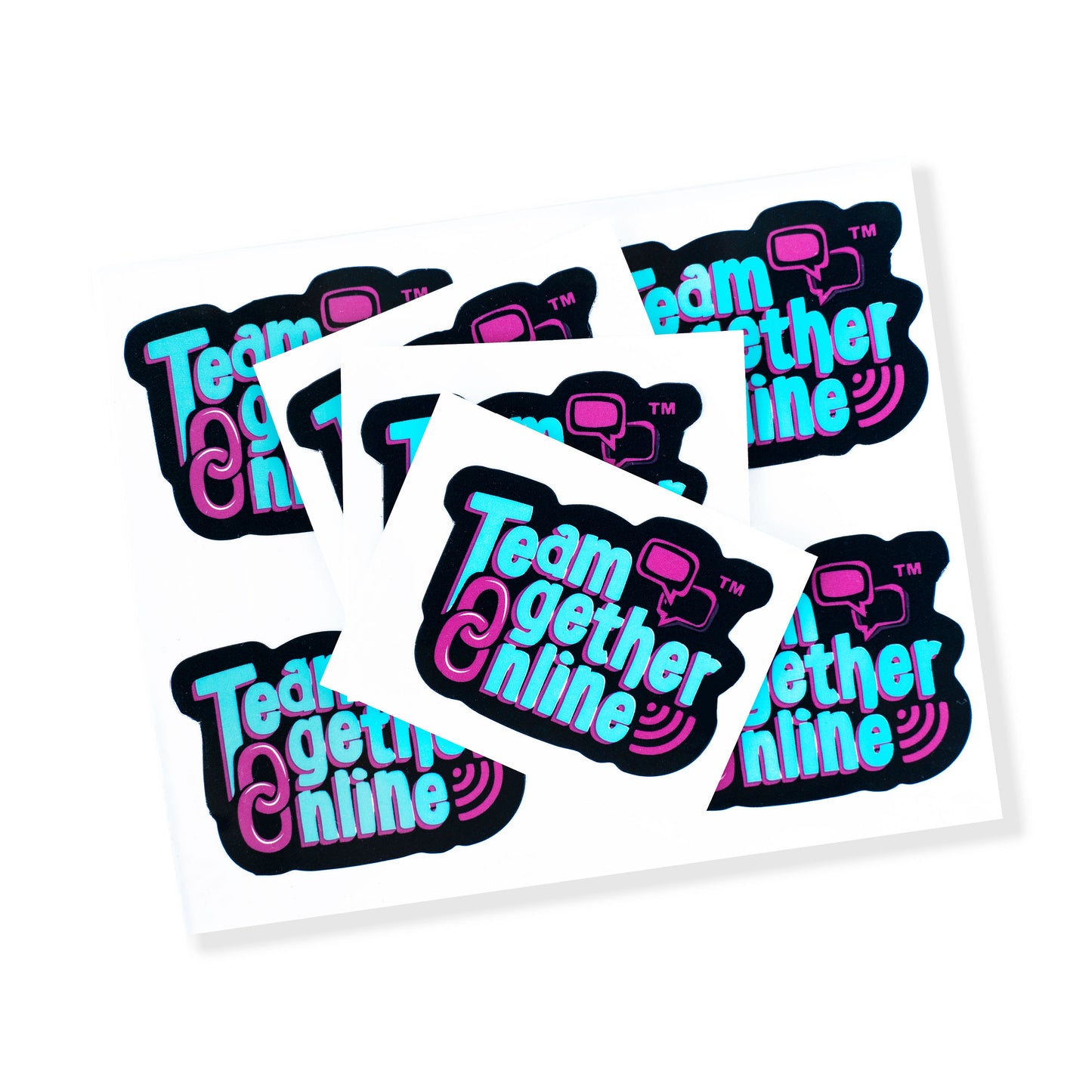 STICKERS as a reminder at the back of their devices
